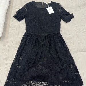 Elegant Black Lace Dress